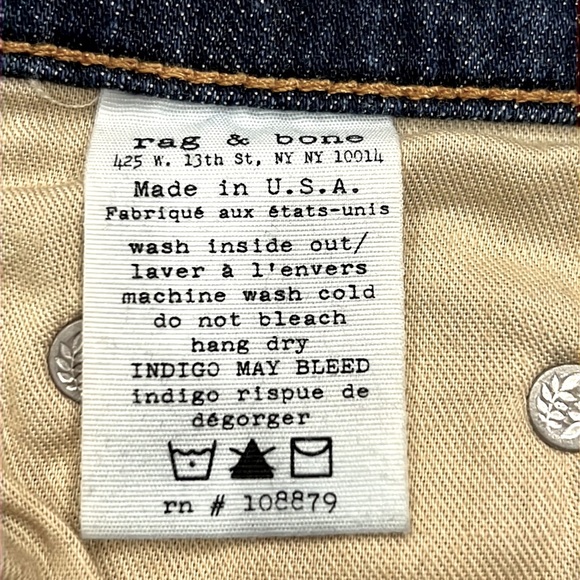 Rag & Bone The Dre Slim Straight Leg Boyfriend Jean - Picture 8 of 9